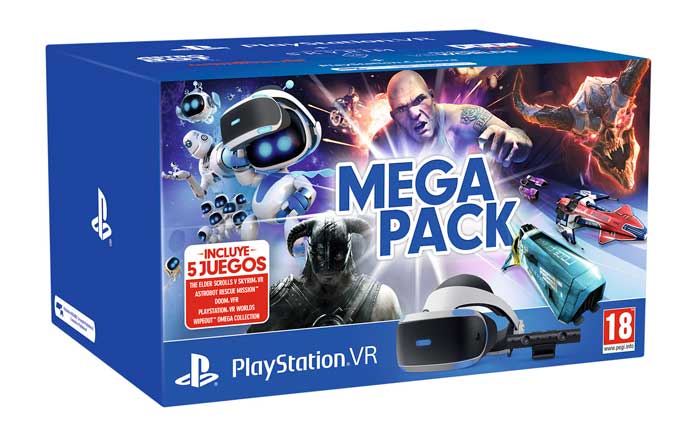 Playstation PSVR Mega Pack packshot