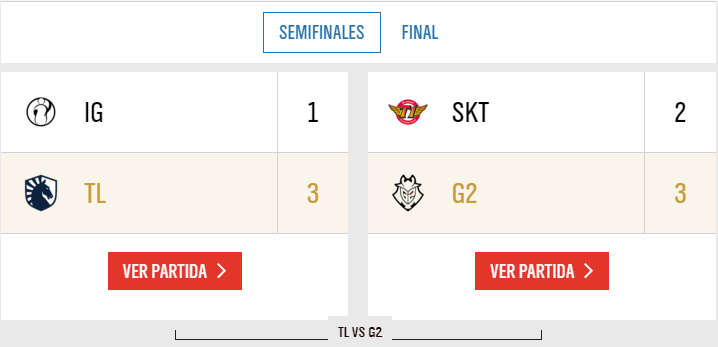 Semifinal MSI