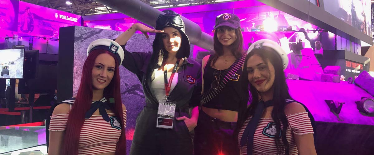 World of Tanks es el único juego que se ha atrevido con las booth babes