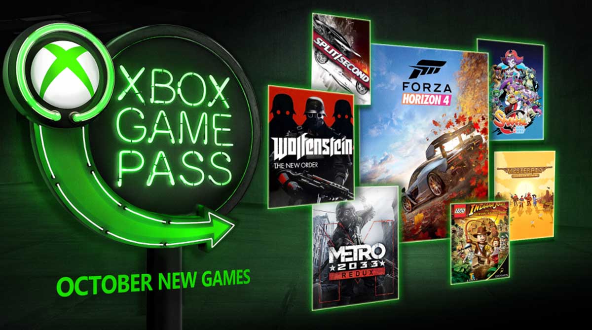 Se han revelados los juegos que llegarán a Xbox Game Pass en octubre