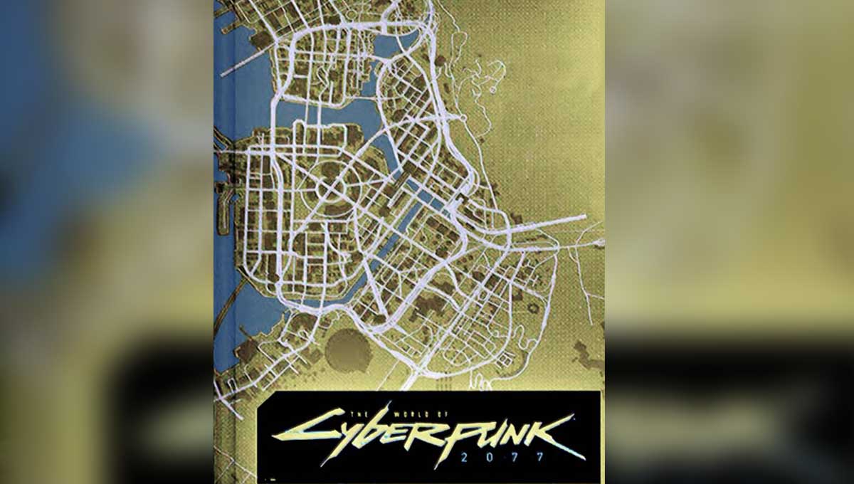 Cyberpunk 2077 reveló parte de su mapa en un libro oficial